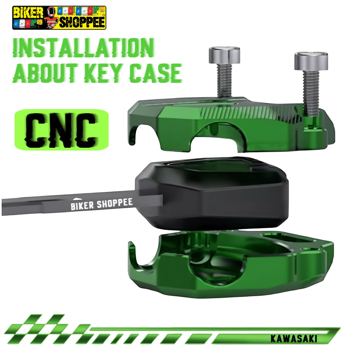KAWASAKI Z900 CNC KEY CASE COVER | BIKER SHOPPEE