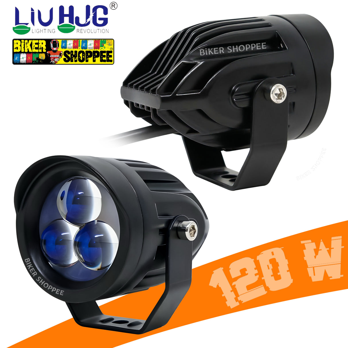 LIU HJG 3 LED TRIDENT LED FOG LIGHT DEVIL EYE | BIKER SHOPPEE