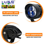 LIU HJG 3 LED TRIDENT LED FOG LIGHT DEVIL EYE | BIKER SHOPPEE