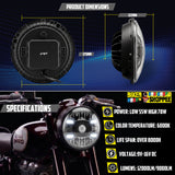 LIU HJG H-C188 PHANTOM 7 INCH LED PROJECTOR HEADLIGHT | BIKER SHOPPEE