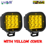 LIU HJG 9 NIGHTLITE LED FOG LIGHT 60W WITH YELLOW COVERS | BIKER SHOPPEE
