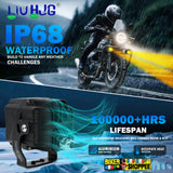 LIU HJG GORILLA PRO DUAL LASER P108 120W FOG LIGHT | BIKER SHOPPEE