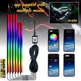 RGB SMART AMBIENT GLOW LIGHT FOR MOTORCYCLE | BIKER SHOPPEE