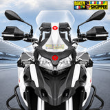 MOTOWOLF UNIVERSAL MOTORCYCLE HAND GUARD WITH WHITE & YELLOW DRL LIGHT | BIKER SHOPPEE