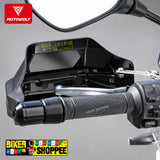 MOTOWOLF UNIVERSAL MOTORCYCLE HAND GUARD WITH WHITE & YELLOW DRL LIGHT | BIKER SHOPPEE