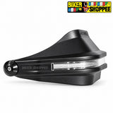 MOTOWOLF UNIVERSAL MOTORCYCLE HAND GUARD WITH WHITE & YELLOW DRL LIGHT | BIKER SHOPPEE