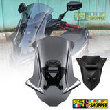 Yamaha Aerox 155 Touring visor windshield with honeycomb graphics and mounting bracket original Biker Shoppee