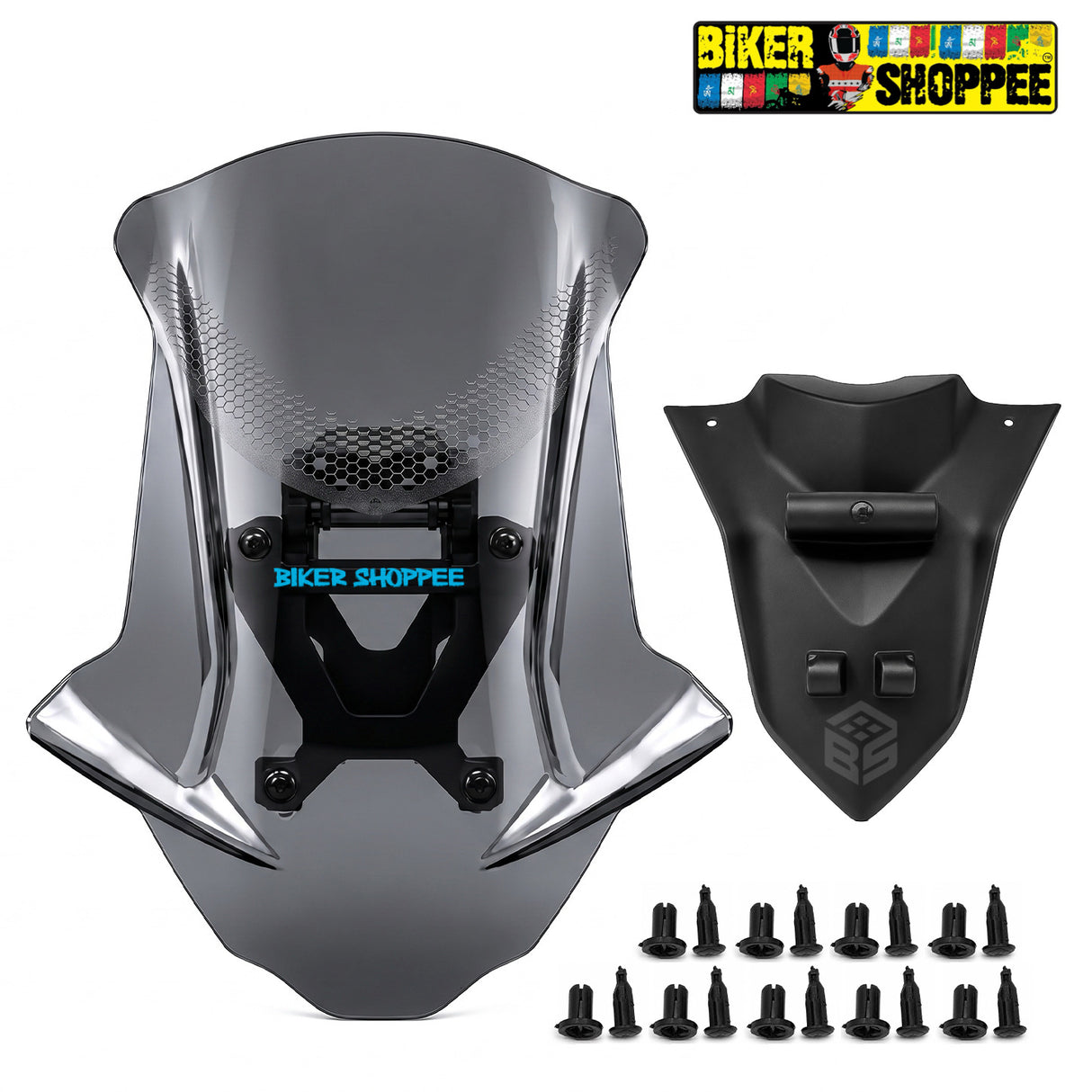 YAMAHA AEROX 155 TOURING VISOR SMOKE BLACK | BIKER SHOPPEE