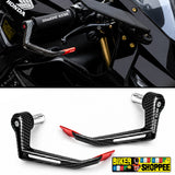 UNIVERSAL ELITE RACING CARBON LEVER GUARD RED | BIKER SHOPPEE