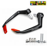 UNIVERSAL ELITE RACING CARBON LEVER GUARD RED | BIKER SHOPPEE