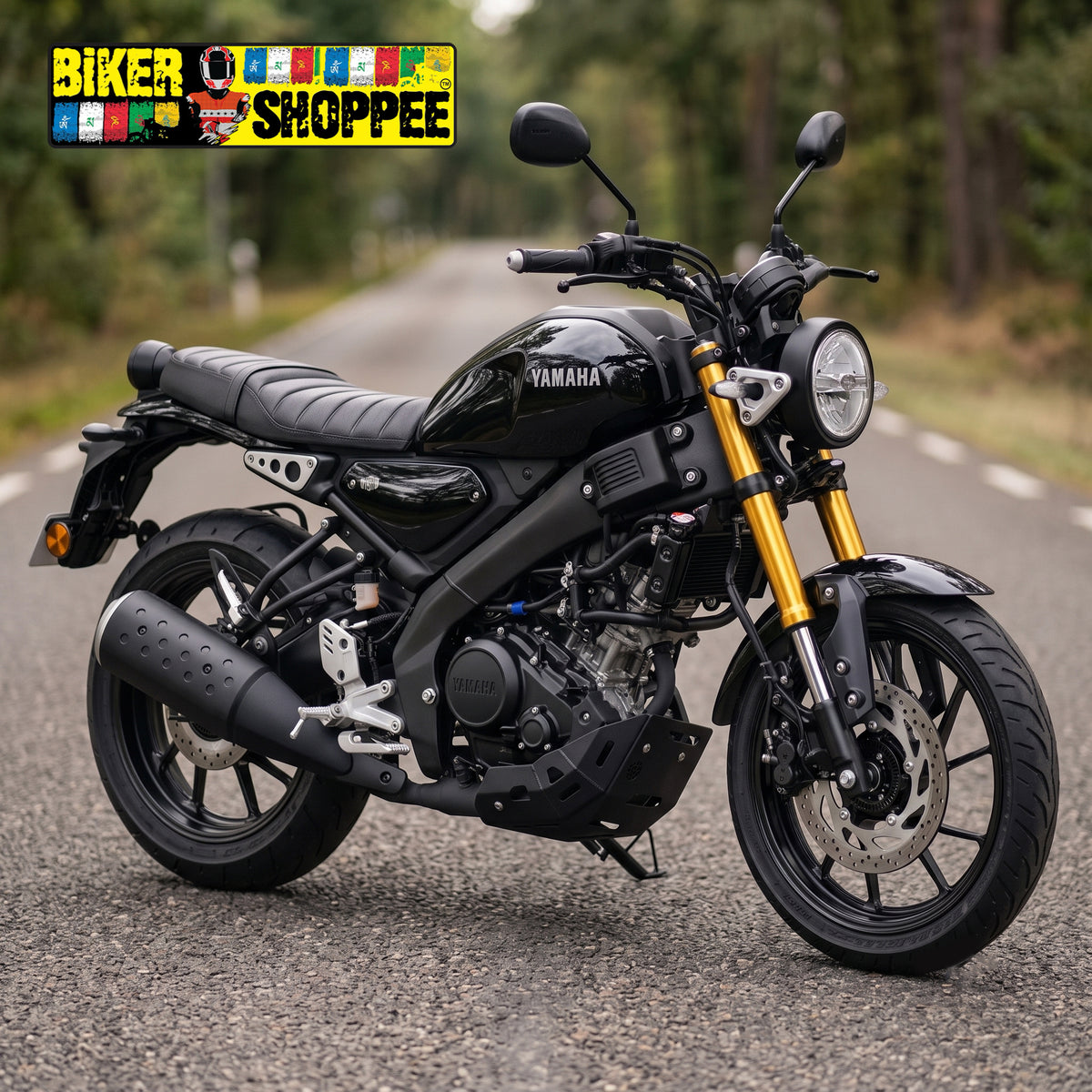 YAMAHA XSR 155 BASE PLATE SUMP GUARD | BIKER SHOPPEE