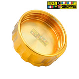 Premium gold CNC aluminum rear brake fluid oil reservoir cap Yamaha accessories spare parts for R15V3 R15V4 R15M MT15 XSR155 FZ original Biker Shoppee