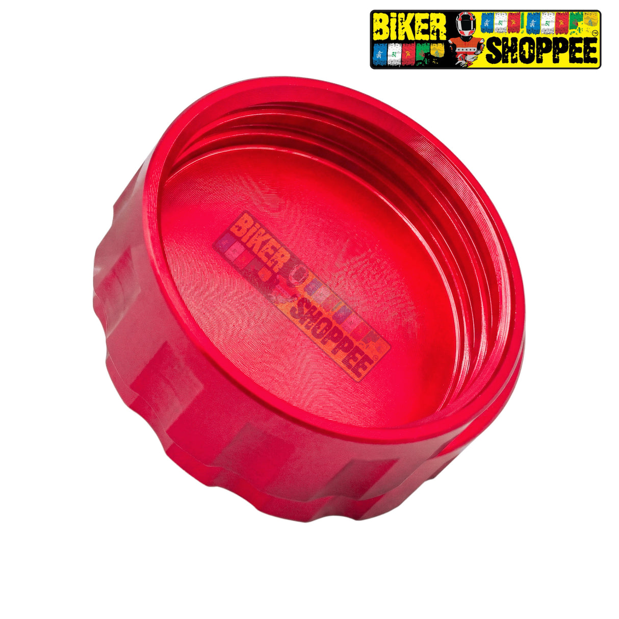YAMAHA CNC REAR BRAKE FLUID RESERVOIR CAP RED | BIKER SHOPPEE