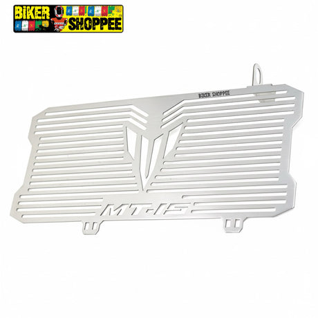 PREMIUM YAMAHA MT15 RADIATOR GUARD SILVER | BIKER SHOPPEE