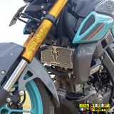 PREMIUM YAMAHA MT15 RADIATOR GUARD SILVER | BIKER SHOPPEE